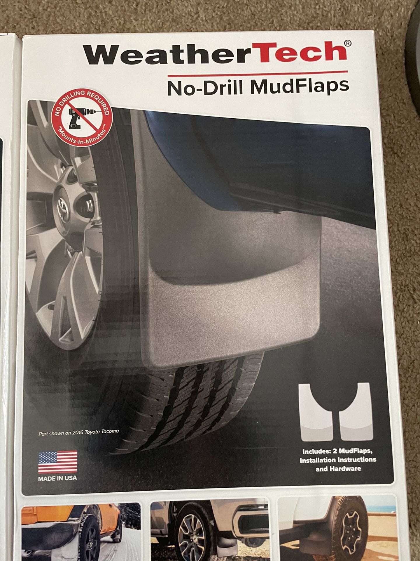 Weathertech No Drill Mud flaps