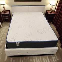 Queen Size Mattress 10 Inches Thick New From Factory Quality & Comfort Also Available Twin-Full-King Delivery 🚚 Available 