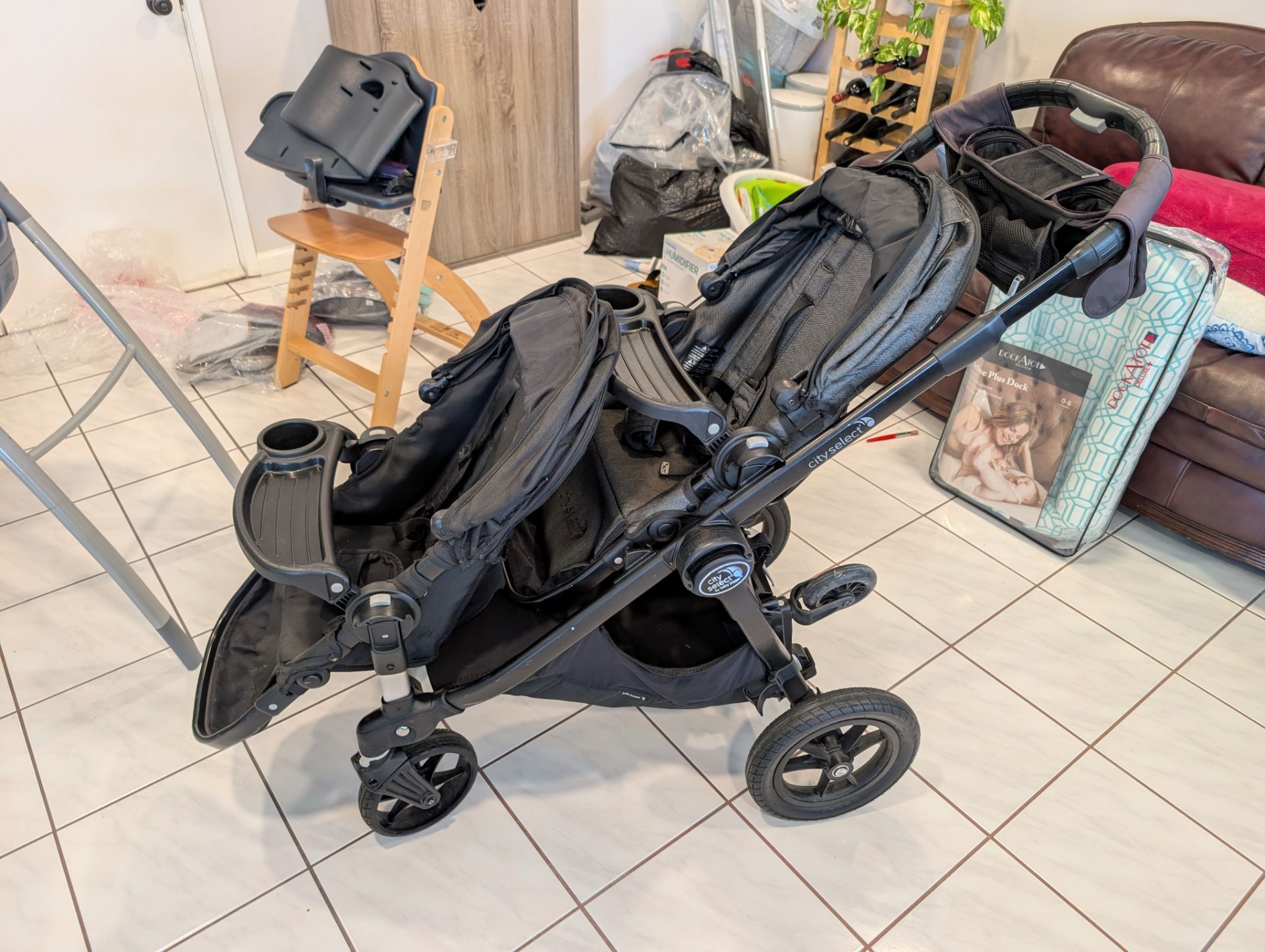 $85 Baby Jogger City Select Stoller Double Long