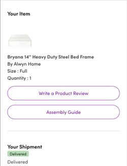 Brand new FULL SIZE FRAME