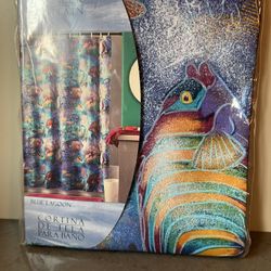 Fish Theme Shower Curtain