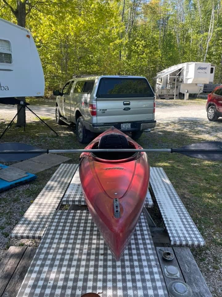 9.5 foot Old Town Torrent Kayak.