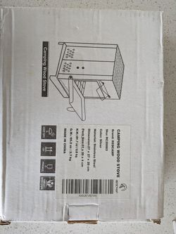 Brand New Stainless Steel Wood Camping Stove