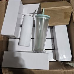 20oz Sublimation Tumblers And Double Wall Glow In the Dark 24oz