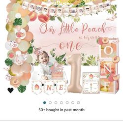First Birthday SWEET PEACH THEME