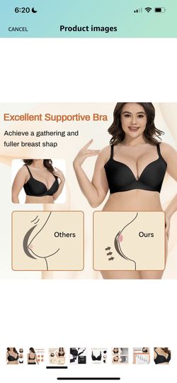 SYMUNTIE Comfortable Push up Bras for Women Full Coverage