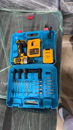 Cordless Drill Set with Case and Accessories