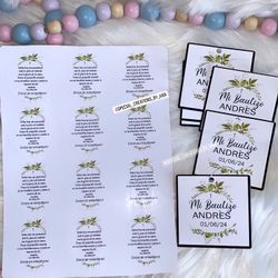 Personalized Stickers and tags for events and business 😊 message me if interested 