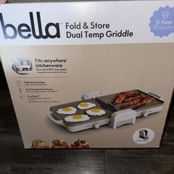 Bella Griddle- Dual temp and Fold and Store