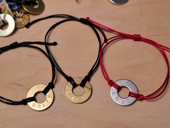 Personalized Token Bracelet