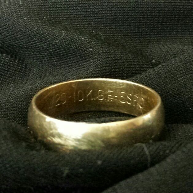 Vintage ESPO 10K GF Gold Filled Mens Ring