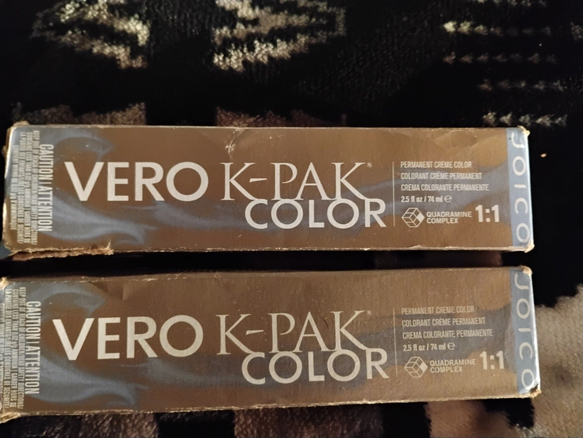 Permanent hair color