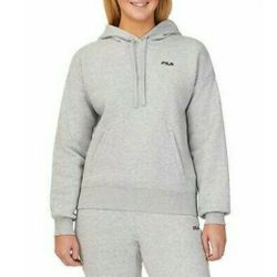 Fila Women Gray Hoodie& Matching sweat pants 
