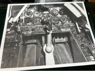 Douglas A4B Skyhawk cockpit 8X10
