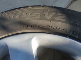 Bmw rim and tire