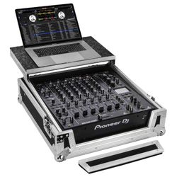 Odyssey FZGSDJMV10 ATA Flight Case for Pioneer DJM-V10 with Glide Laptop Platform