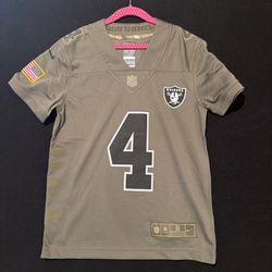 Nike Las Vegas Raiders Derek Carr Salute To Service Limited Jersey Youth Size L