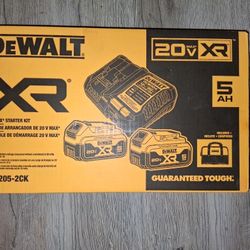 REDUCED. Dewalt 20v Max XR Starter Kit. 