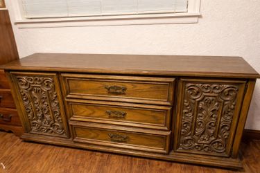 Vintage Solid Wood Dresser