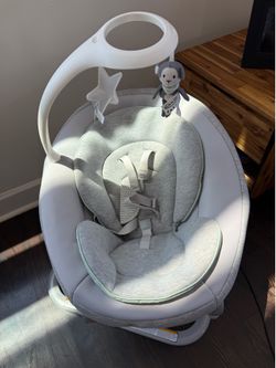 Graco Soothe My Way with Removable Rocker, Madden - Versatile Baby Swing & Portable Rocker