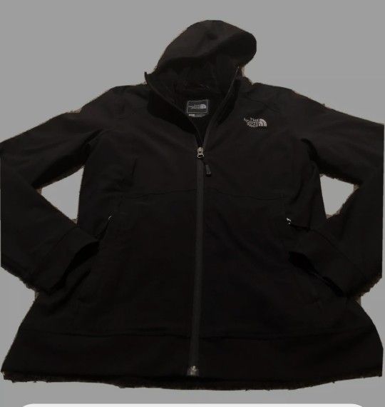 womens black north face jacket small