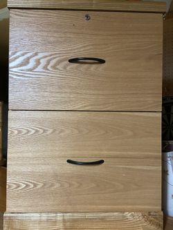 Two drawer cabinet/dresser