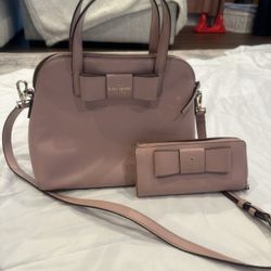 Kate Spade Pink Purse And Wallet
