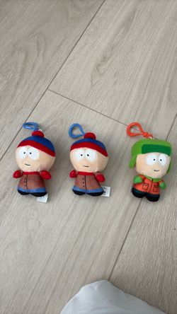 South Park plush keychains