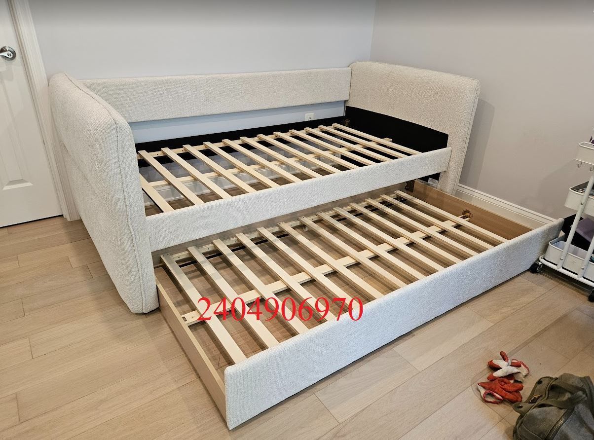 Free local delivery twin size day bed with trundle special