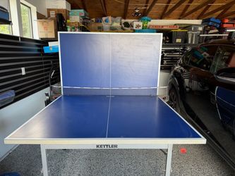 Kettler Cologne Outdoor Ping Pong Table – Made in Germany + Cover & Paddles