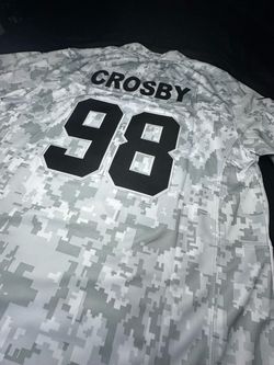 Maxx Crosby #98 Raiders White Camo Football Jersey