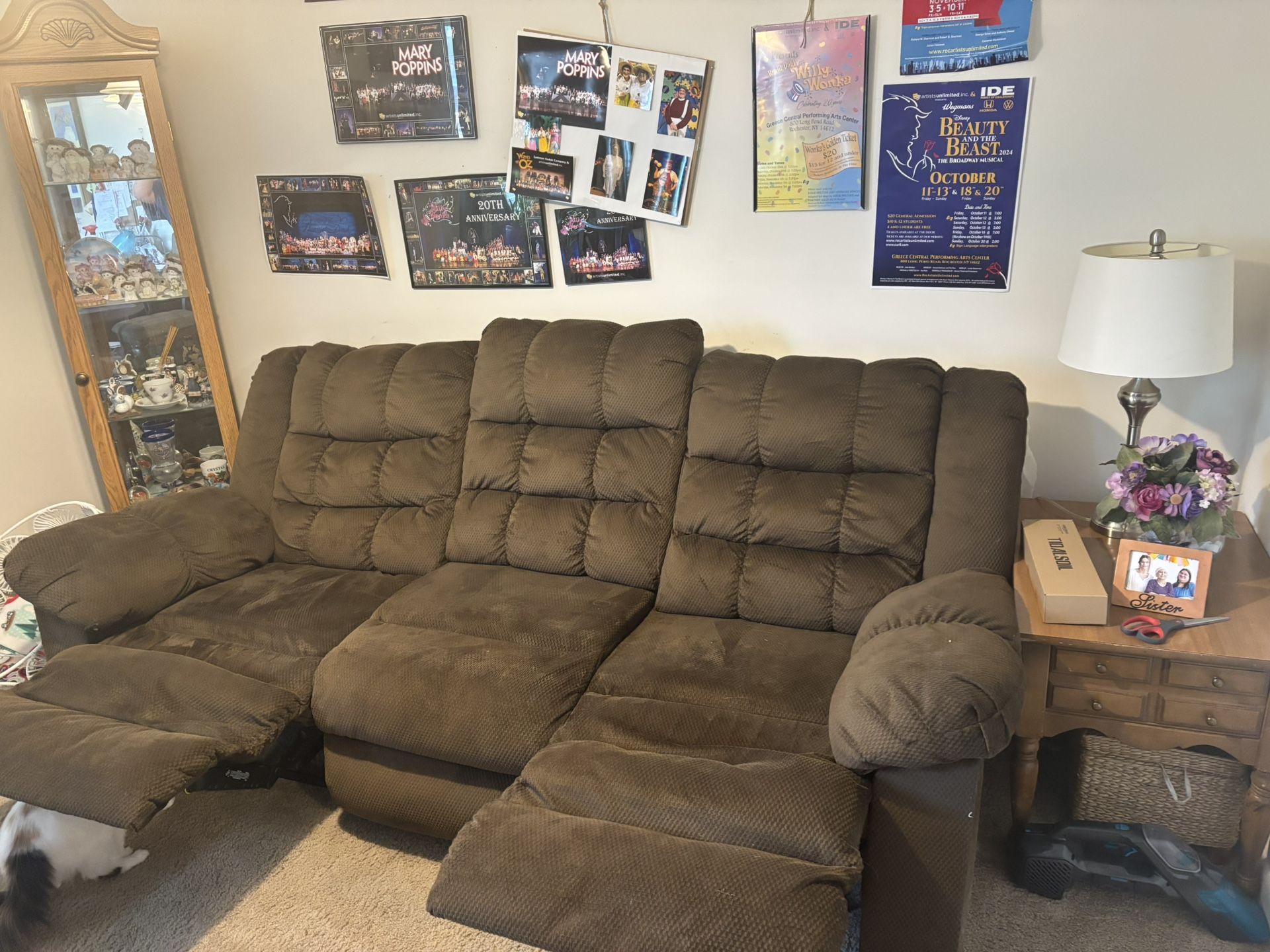Brown Couch Recliner