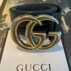Gucci GG Supreme Black Belt