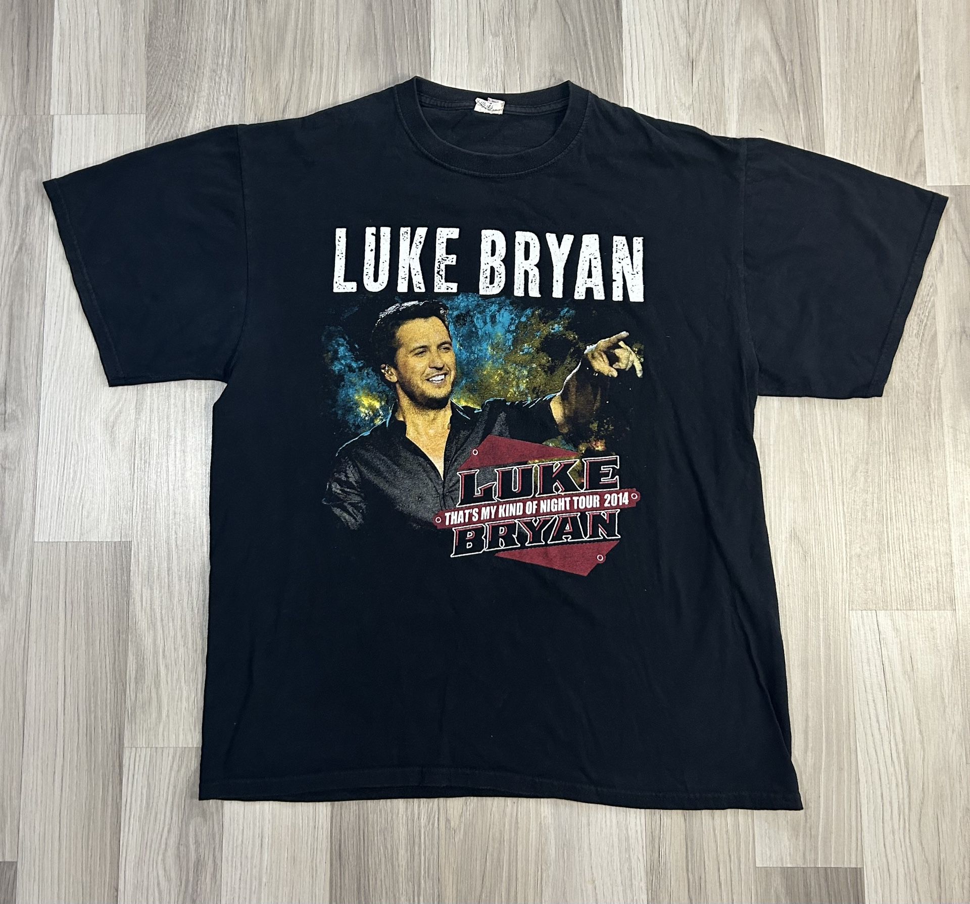 Country Music Luke Bryan 2014 Tour T-shirt Men’s Size Large