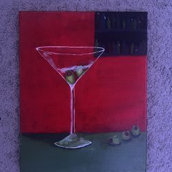 Martini Glass Painting 