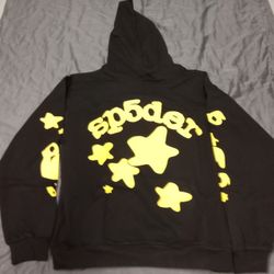 Spyder Sp5der Hoodie Mens Size large 