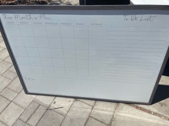 White board planner