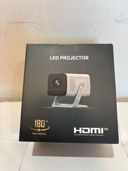 Brand New Smart Mini LED Projector – Wi‑Fi 6, Bluetooth 5.4, 1080P Support