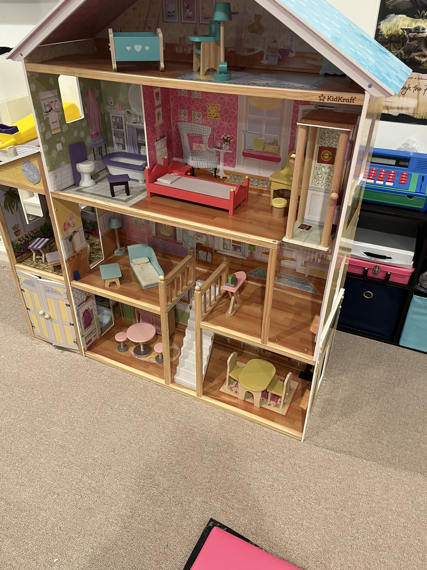 Kidcraft Wooden Mansion Dollhouse
