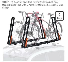 TOOENJOY Rooftop Bike Rack for Car SUV