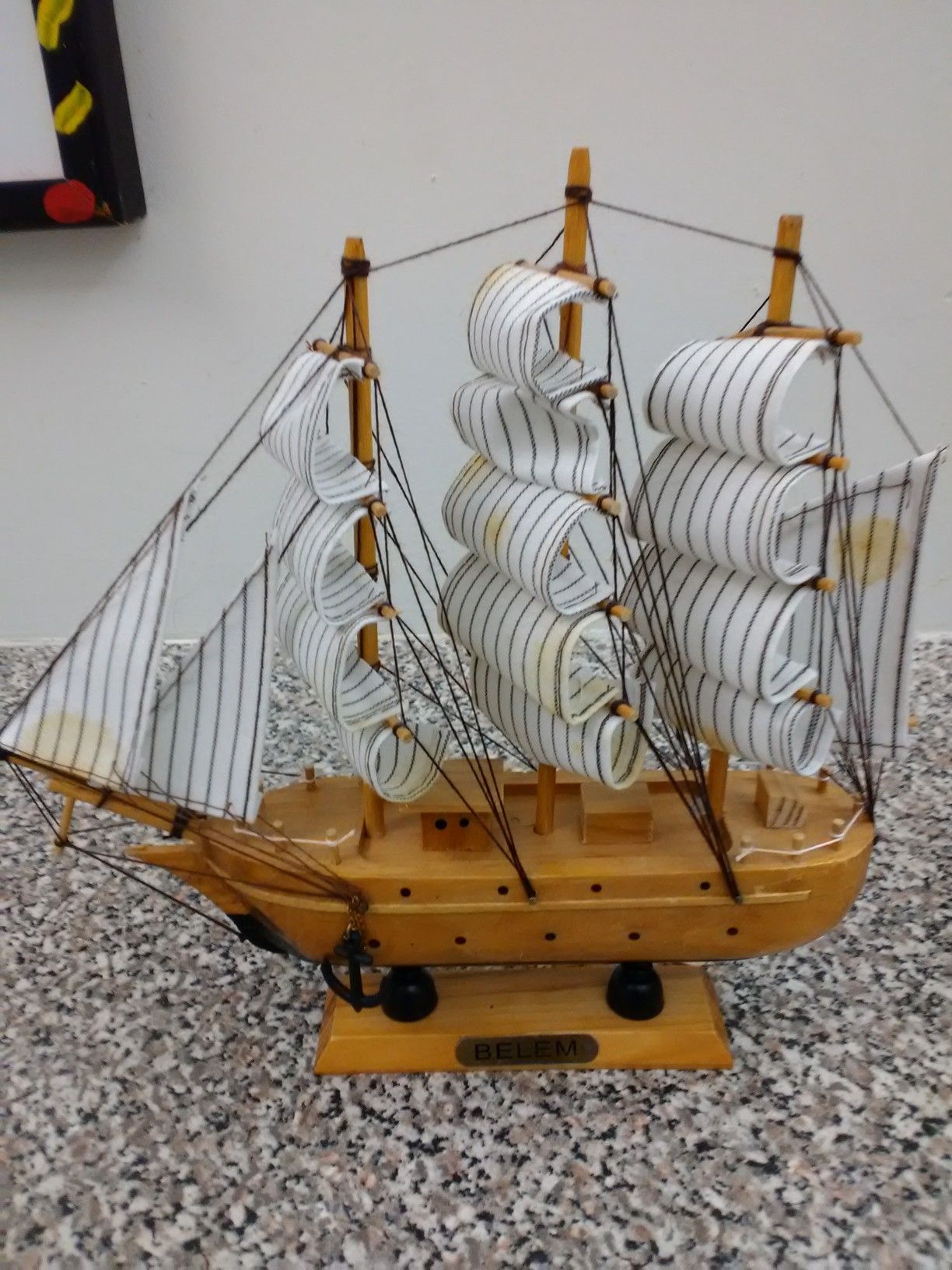 Ship model wood Belem