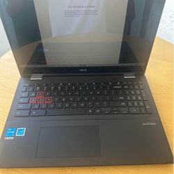 ASUS - 15.6" Touchscreen Cloud Gaming Chromebook - Intel Core i5-1135G7 - 8GB Memory - 256GB SSD