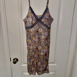 Wallflower Floral Lace Chemise in Purple and Yellow 