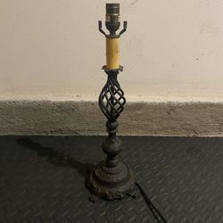 Vintage Solid Candle Artisans Lamp