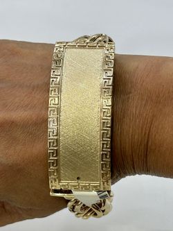 112 Gms 10KT YG Solid Chino Link Bracelet 