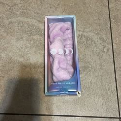 Purple Spa Headband/makeup Headband 