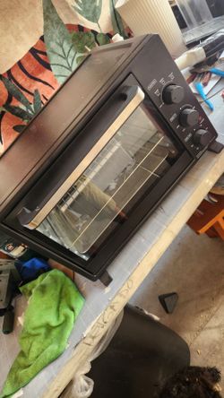 Mainstays XL Toaster Oven, 34QT, 6-Slice Family Size, Black, 1500W