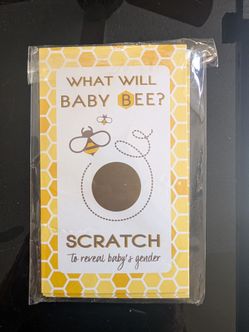 Gender reveal (girl) scratch offs