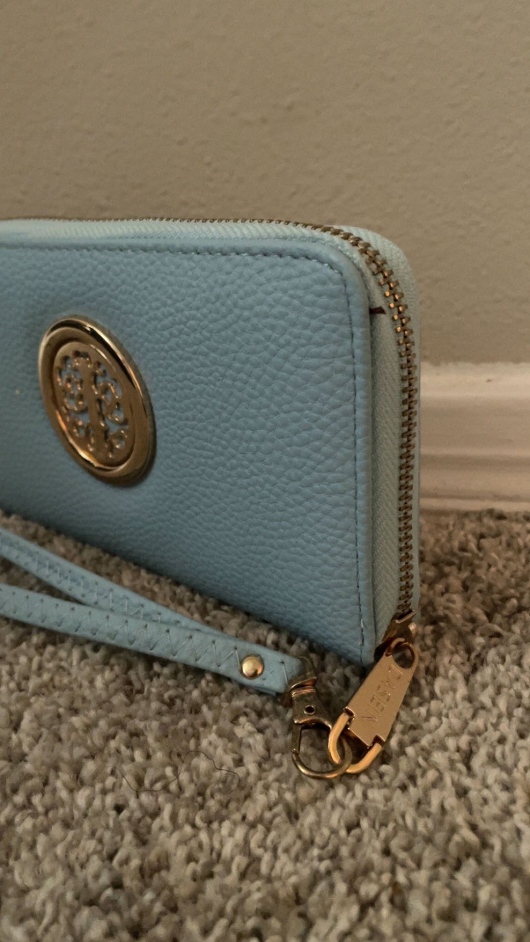 Eden Wallet With Medallion Detailing And Wristlet