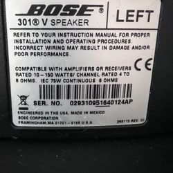 Onkyo Receiver 325 Watt Bose Speakers